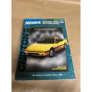 Chiltons Honda Accord Prelude 1984- 1995 Repair Manual